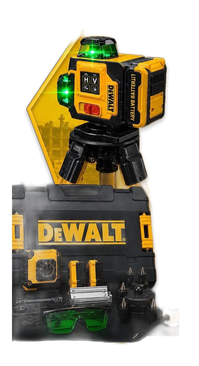 DeWalt 3x360 Green Line Laser Level