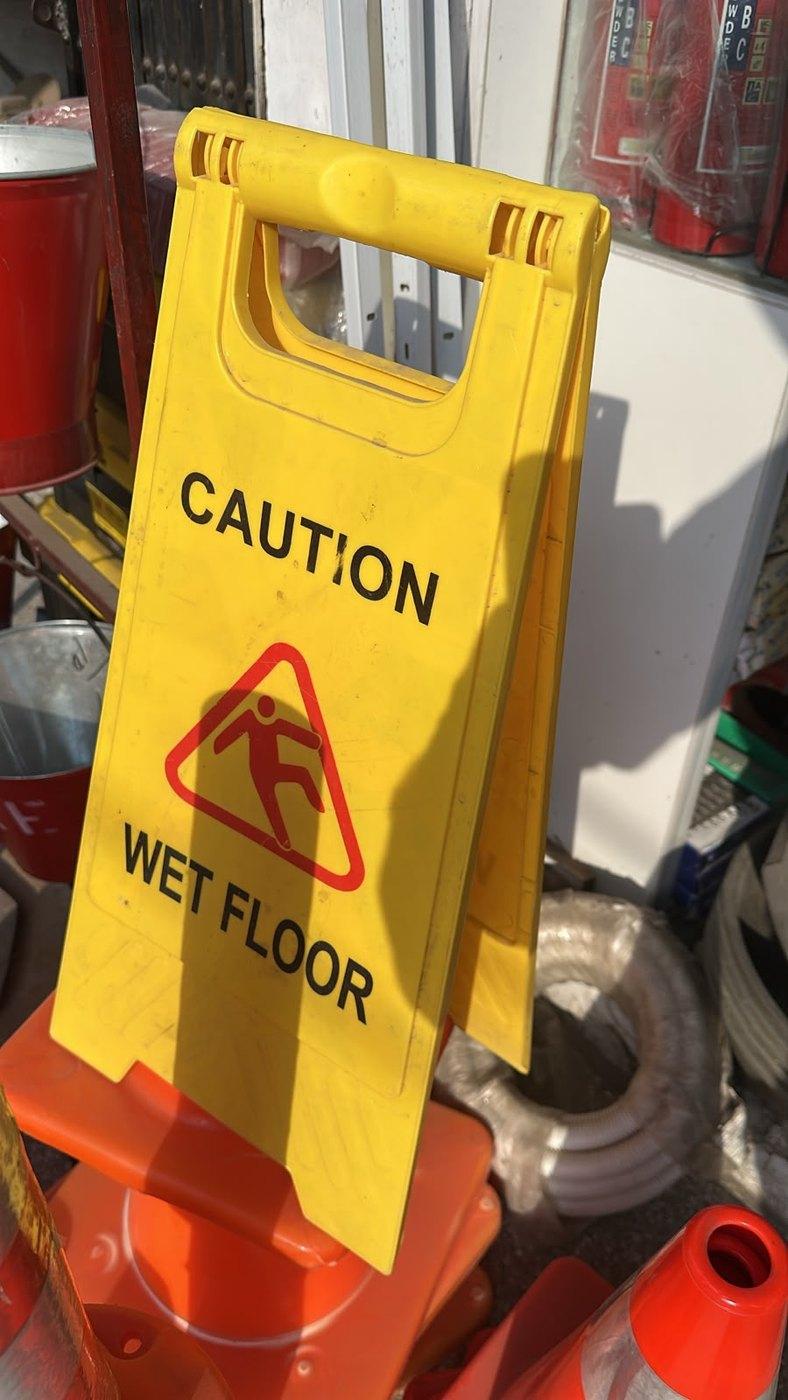 Wet Floor Caution Sign